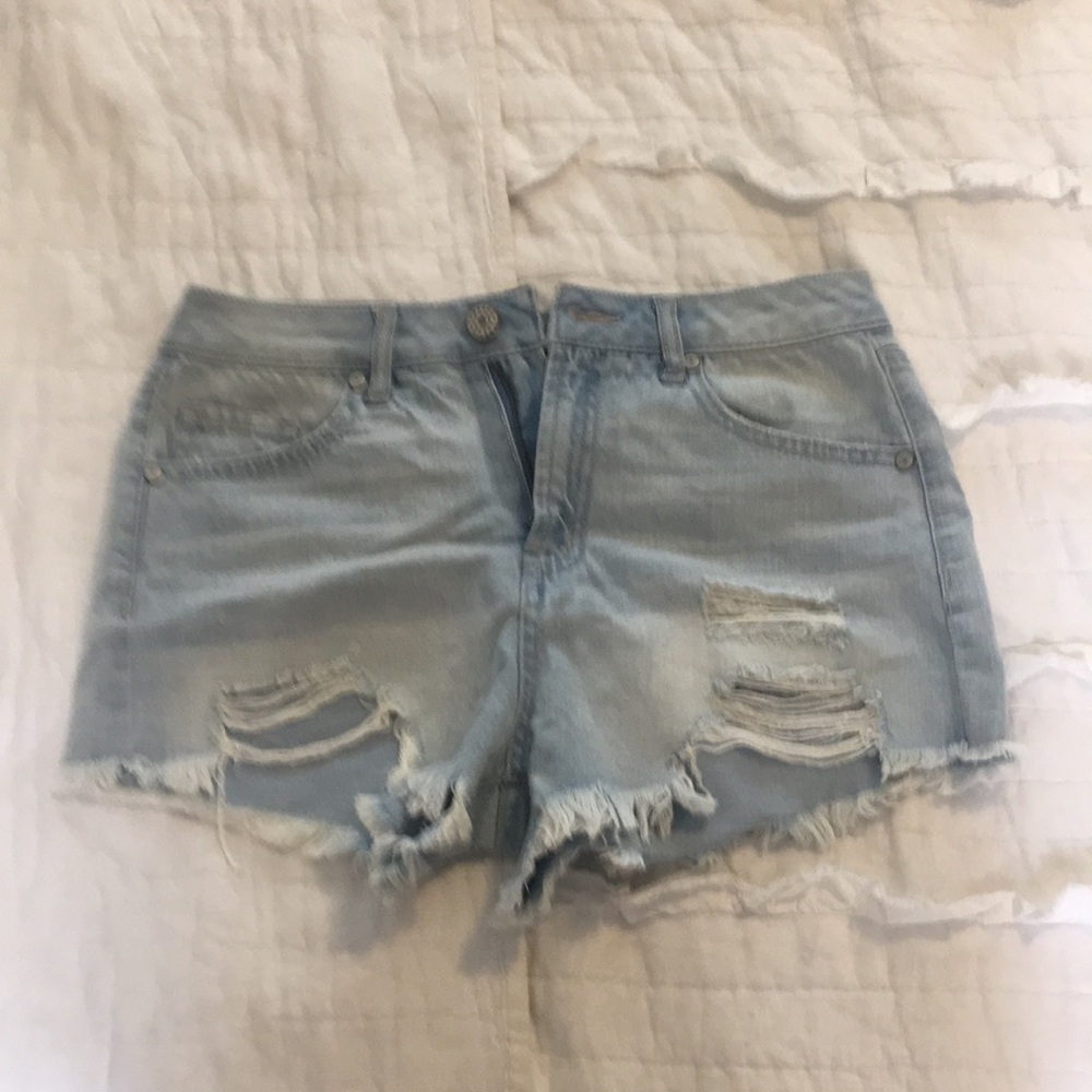 Denim shorts